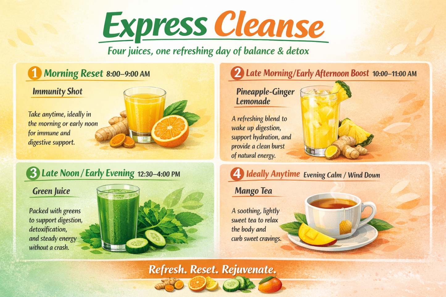 Express Cleanse(Half Day)